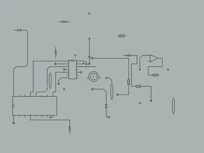 Circuit board pattern generator example: Circuit Blueprint, Patent Paper preset