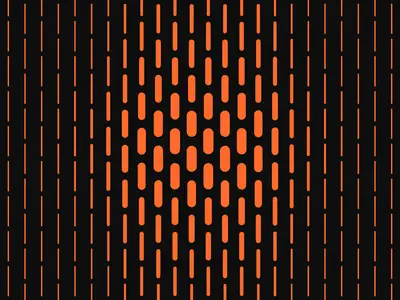 Kinetic typography generator example: Letter Dash Lines, Chunky preset