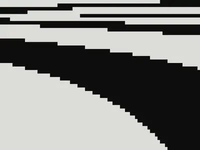 Moiré pattern generator example: Math Plot Grid, Horizon bands preset