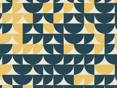 Pattern generator example: Truchet Patterns, Bauhaus preset