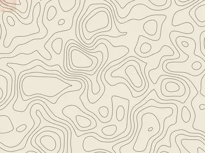 Topographic map generator example: Contour Field, Topographic preset
